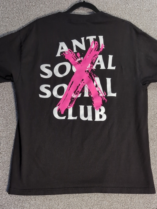 Anti Social Social Club Other - Anti Social Social Club Cancelled T-shirt Size Large Black/Pink